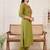 Women Ethnic Motifs Embroidered Thread Work Cotton Kurta with Trousers