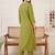 Women Ethnic Motifs Embroidered Thread Work Cotton Kurta with Trousers