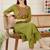 Women Ethnic Motifs Embroidered Thread Work Cotton Kurta with Trousers