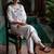 Women Embroidered Thread Work Cotton Kurta with Trousers