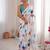 White chiffon digital print siroski diamond work saree