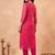 Women Striped Sequinned Kurta with Trousers & With Dupatta