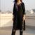Women Floral Embroidered Thread Work Cotton Kurta with Trousers