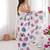 Multicolor chiffon digital print siroski diamond work saree