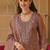 Women Floral Embroidered Panelled Beads and Stones Kurta with Trousers & With Dupatta