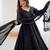  embroidery georgette flared anarkali pant and dupatta set