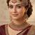 maroon color necklace set with earrings, maang tikka & pasha | kundan & agate stone | gold plated
