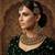 green color necklace set with earrings, maang tikka & pasha | kundan & agate stone | gold plated