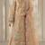 orange chiffon semi stitched suit with embroidery & sequence work