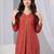Women Ethnic Motifs Embroidered Thread Work Kurta with Trousers