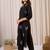 Women Ethnic Motifs Embroidered Thread Work Cotton Kurta with Trousers