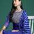 Women Leheriya Printed Kurta With Trousers & Dupatta