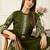 Floral Printed Thread Work Cotton Kurta With Palazzos & Dupatta