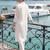 Women Floral Embroidered Thread Work Cotton Kurta with Trousers