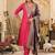 Embroidered Sequinned Kurta With Trousers & Dupatta