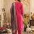 Embroidered Sequinned Kurta With Trousers & Dupatta