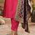 Embroidered Sequinned Kurta With Trousers & Dupatta