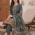 Women Ethnic Motifs Printed Cotton Kurta with Trousers & With Dupatta