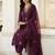 Women Ethnic Motifs Embroidered Thread Work Kurta with Trousers & With Dupatta