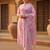 Floral Printed Mandarin Collar Kurta With Trousers & Dupatta