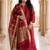 Women Ethnic Motifs Embroidered Thread Work Kurta with Trousers & With Dupatta
