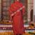 Ethnic Motifs Embroidered Liva Straight Kurta With Trousers & Dupatta