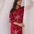 Floral Embroidered Beads And Stones Straight Kurta With Palazzos