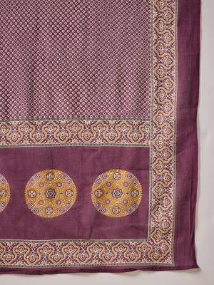 Women Ethnic Motifs Printed Cotton Kurta with Trousers & With Dupatta 6