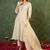 Ethnic Motifs Embroidered Panelled Thread Work Liva Kurta with Trousers & Dupatta