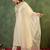 Ethnic Motifs Embroidered Panelled Thread Work Liva Kurta with Trousers & Dupatta