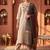 Women Ethnic Motifs Embroidered Thread Work Kurta with Trousers & With Dupatta