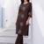 Women Ethnic Motifs Embroidered Thread Work Cotton Kurta with Trousers