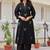 Women Animal Embroidered Thread Work Cotton Kurta with Palazzos