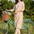Women Floral Printed Panelled Cotton Kurta with Trousers