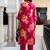 Women Floral Printed Cotton Kurta with Trousers