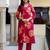 Women Floral Printed Cotton Kurta with Trousers
