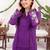 Women Ethnic Motifs Pleated Thread Work Kurta with Trousers