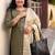 Women Thread Work Kurta with Trousers & With Dupatta