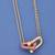 Pink Pave Link Pendant Necklace
