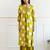 Women Geometric Printed A-Line Kurta with Palazzos
