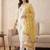 Women Floral Printed Thread Work Cotton Kurta with Trousers & With Dupatta
