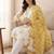 Women Floral Printed Thread Work Cotton Kurta with Trousers & With Dupatta