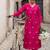 Women Ethnic Motifs Embroidered Thread Work Kurta with Trousers