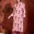 Floral Printed Shirt Collar Cotton Straight Kurta With Palazzos
