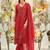 Women Ethnic Motifs Embroidered Thread Work Kurta with Trousers & With Dupatta