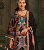 Women Ethnic Motifs Printed Mirror Work Kurta with Palazzos & With Dupatta