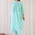 Women Ethnic Motifs Embroidered Thread Work Liva Kurta with Trousers & With Dupatta