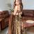 Coffee Brown Embroidered Fandy Silk Lehenga Choli Set
