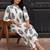 Women Floral Printed Cotton Kurta with Trousers