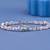 Pink & White Crystal Tennis Bracelet
